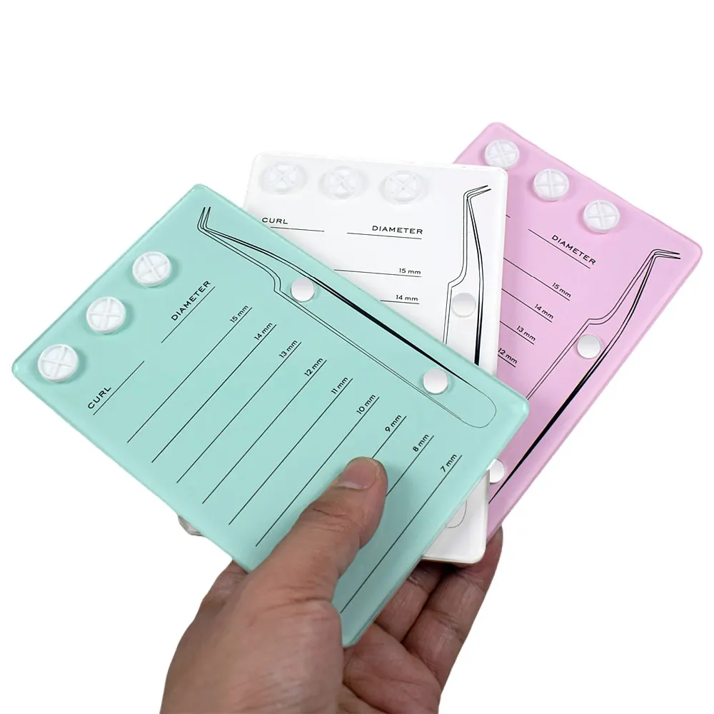 Eyelash Extension Menu - 卸売 1個 まつげホルダー まつげエクステ グルーパレット アクリルボード