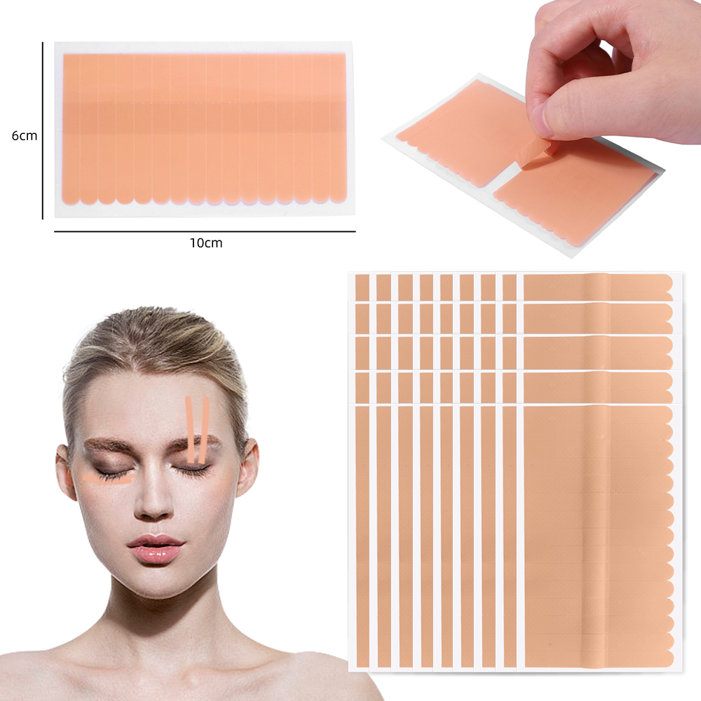 Eyelash Extension Guide - 10/20 個まつげテープ不織布微細孔まつげエクステンションテープメイクまつげアクセサリー用品ラッシュリフト微細孔テープ