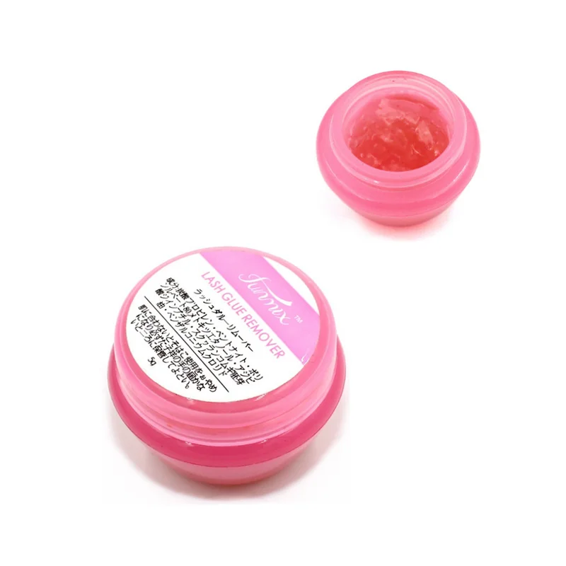 Eyelash Extension Glue Remover - Funmix-まつげを取り除くための接着剤リムーバー,1ピース,まつげエクステ用のピンク,5g