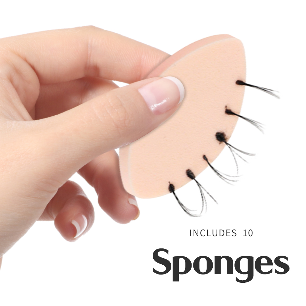 100 個ソフトスポンジつけまつげパッドまつげエクステンショ - Eyelash Extension Guide のレビューと価格