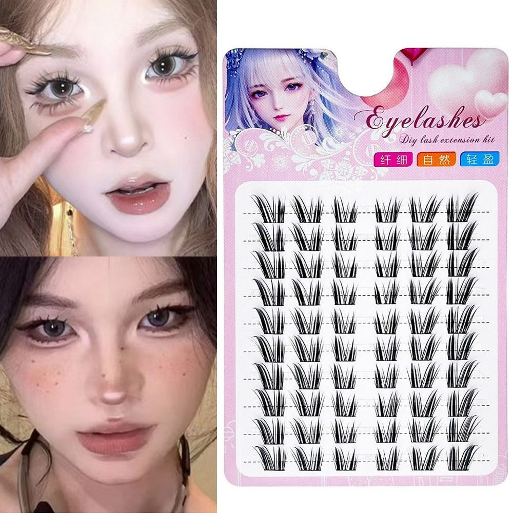 再利用可能なキャットアイフェアリーラッシュクラスター スパイ - Eyelash Extension Wet Look のレビューと価格
