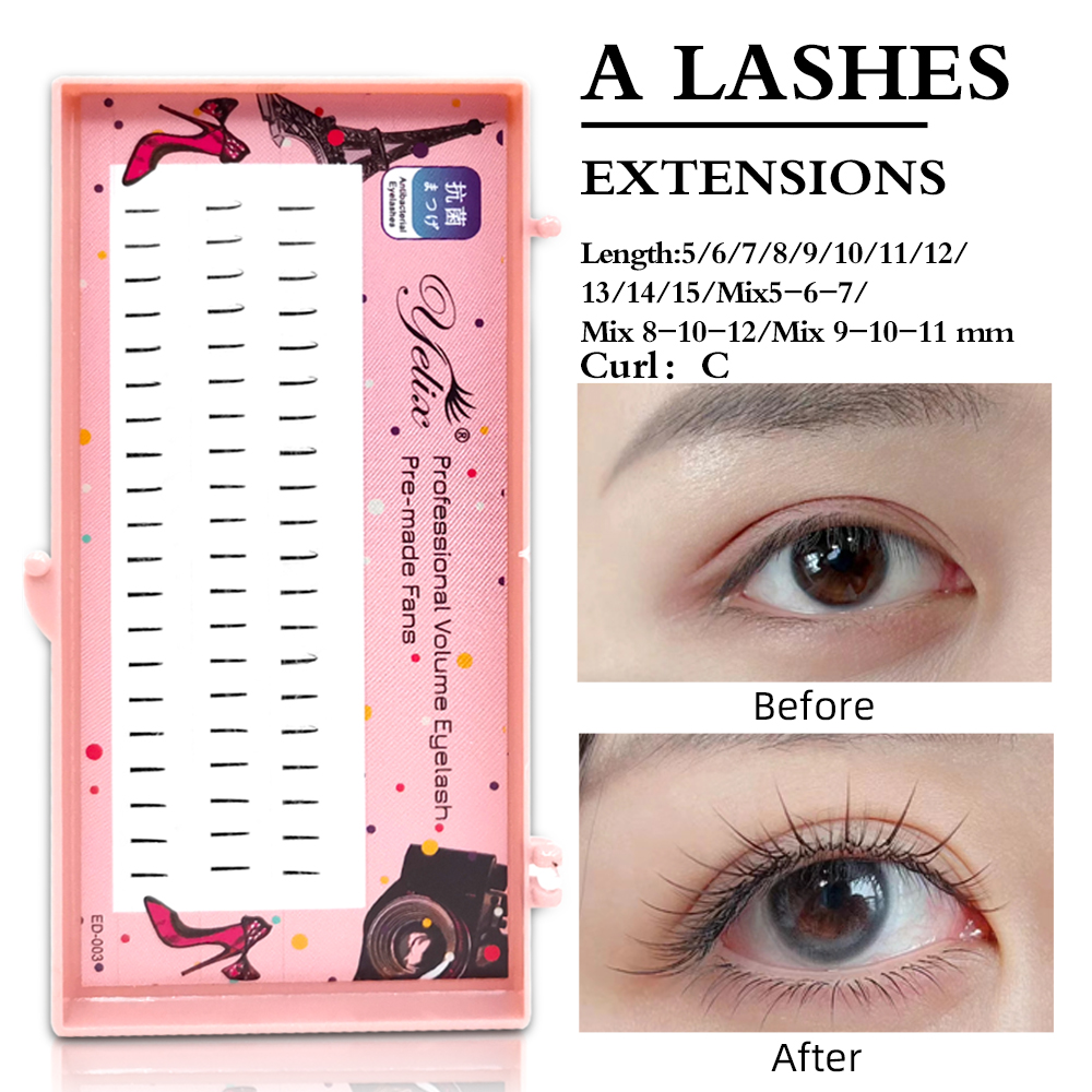 Yelix ナチュラルソフト個別まつげ コミックラッシュ C - Eyelash Extension C Curl のレビューと価格
