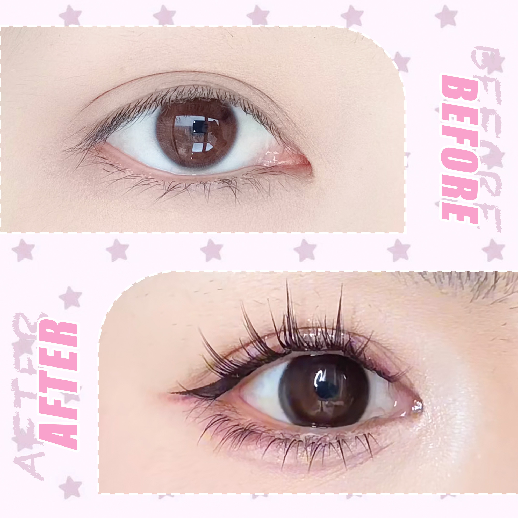 10列下まつげエクステンション – 「リトルフレイム」スタイ - Eyelash Extension Korea のレビューと価格