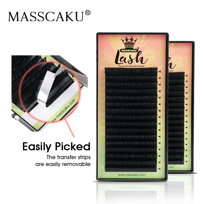 MASSCAKU 全サイズ1トレイ16列 ソフトマテールCD - Eyelash Extension Natural Classic のレビューと価格