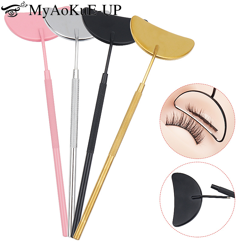 1 個まつげエクステンションミラー月型取り外し可能なステンレ - Eyelash Extension Guide のレビューと価格