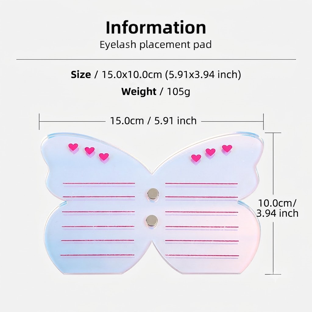 アップグレードされたまつげエクステパレット、磁気ピンセットホ - Eyelash Extension Menu のレビューと価格