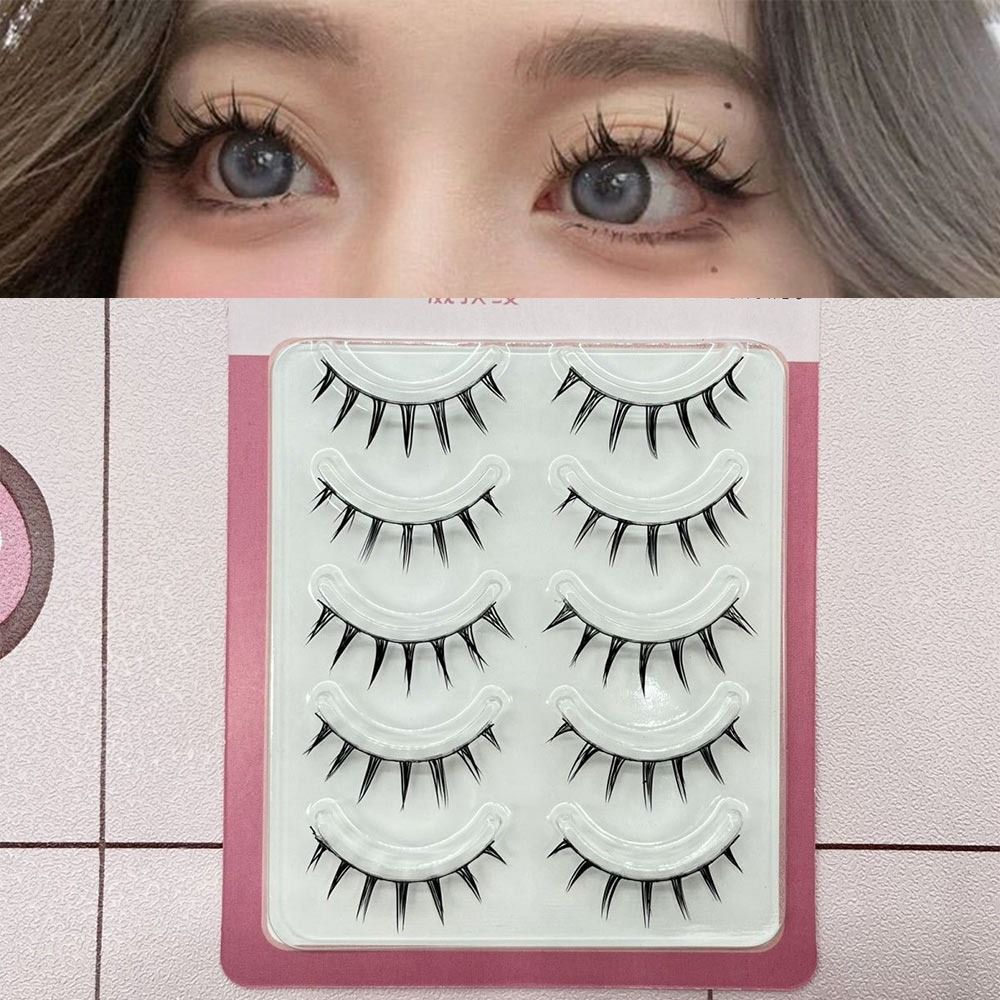 フェイクミンクつけまつげ 5 ペアパックドラマチックな厚いマ - Faux Mink Lash のレビューと価格