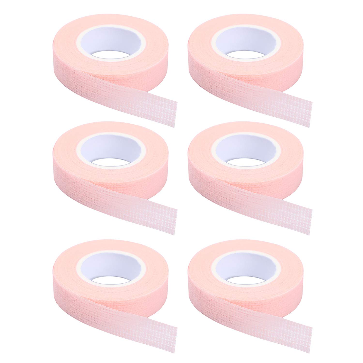 6ロールのまつげテープ、粘着性のある布製まつげエクステテープ - Eyelash Extension Guide のレビューと価格