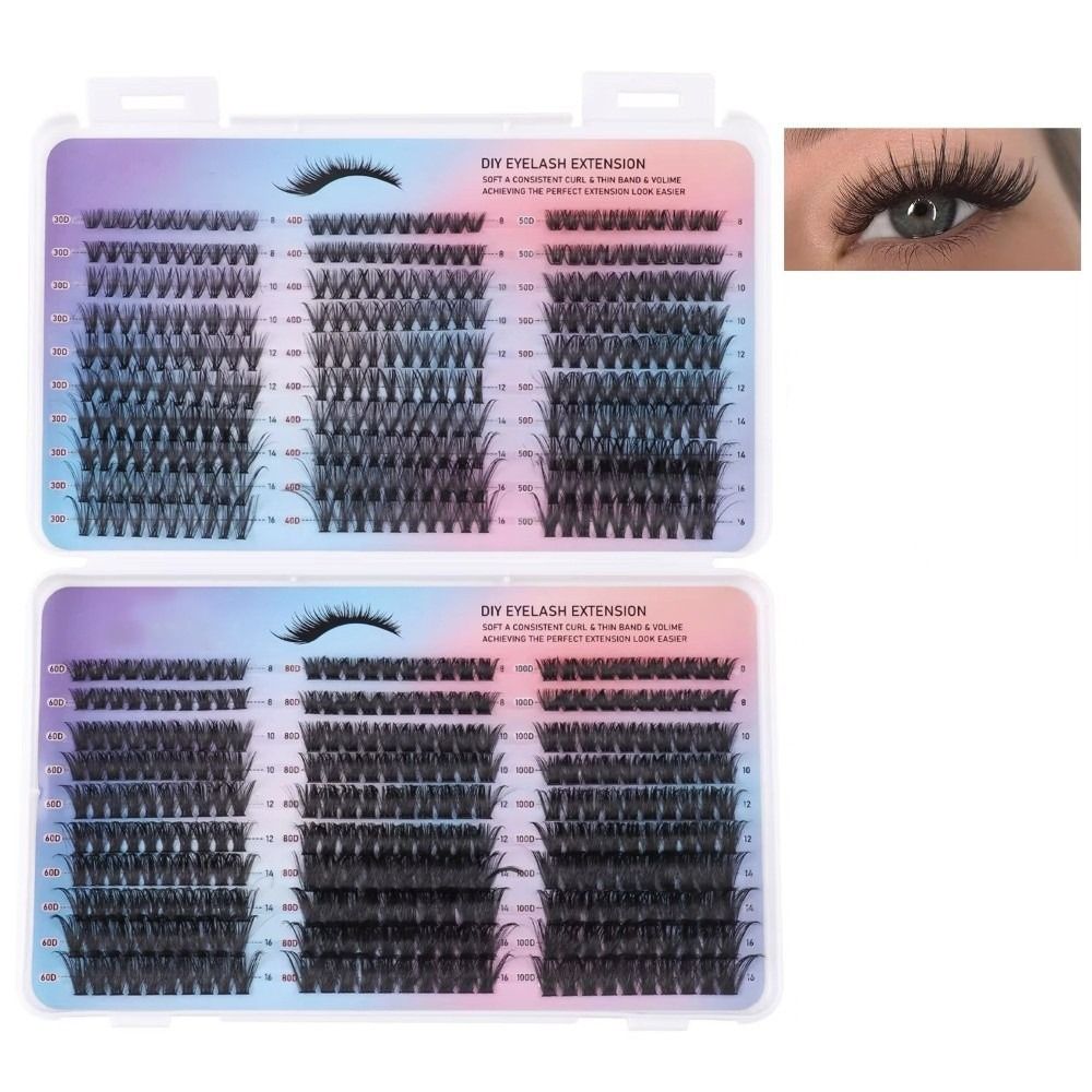 新しいボンド＆シールつけまつげ、ウィスピー風ナチュラルルック - Eyelash Extension Wispy Look のレビューと価格