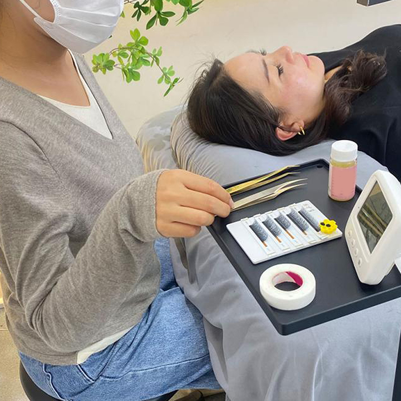 【M】1個入り調整可能なまつげトレイホルダー、リングライト用 - Eyelash Extension Guide のレビューと価格
