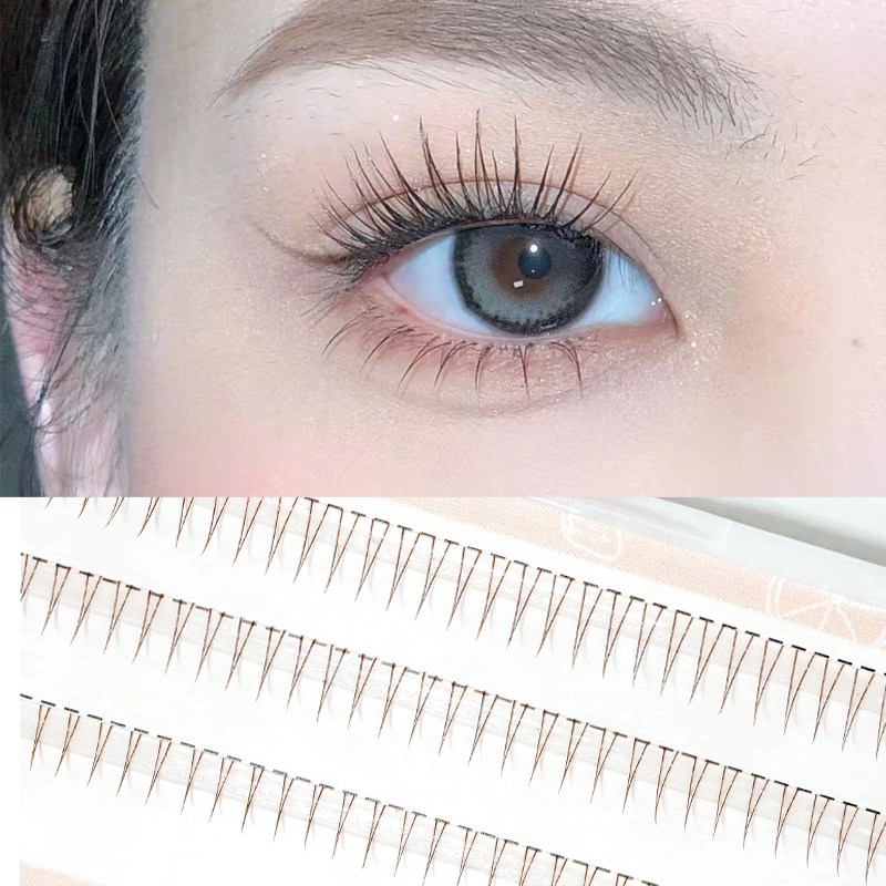 J カール V シェイプ下まつげコミックアイまつげナチュラル - Eyelash Extension Korea のレビューと価格