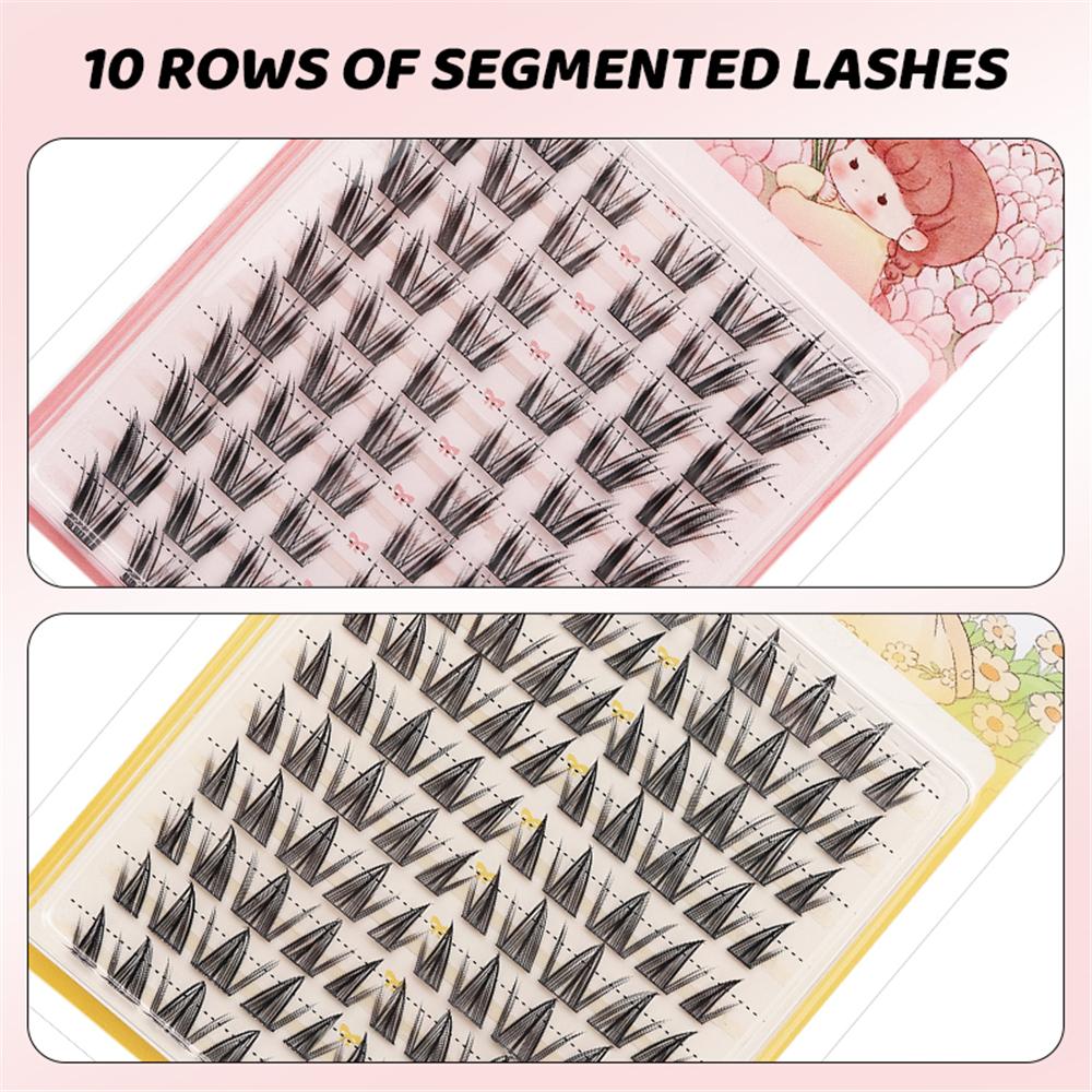 60/100個入り ナチュラルフェアリーラッシュクラスター  - Eyelash Extension Wet Look のレビューと価格