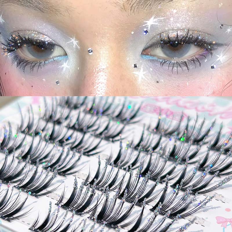 ミクシャオヘ 韓国風 自己粘着式 ダイヤモンドラッシュ 星空 - Eyelash Extension Korea のレビューと価格