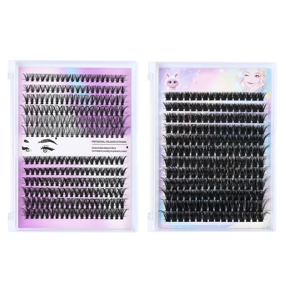 ナチュラルルックつけまつげ ボンド＆シール クラスターデザイ - Eyelash Extension Wispy Look のレビューと価格