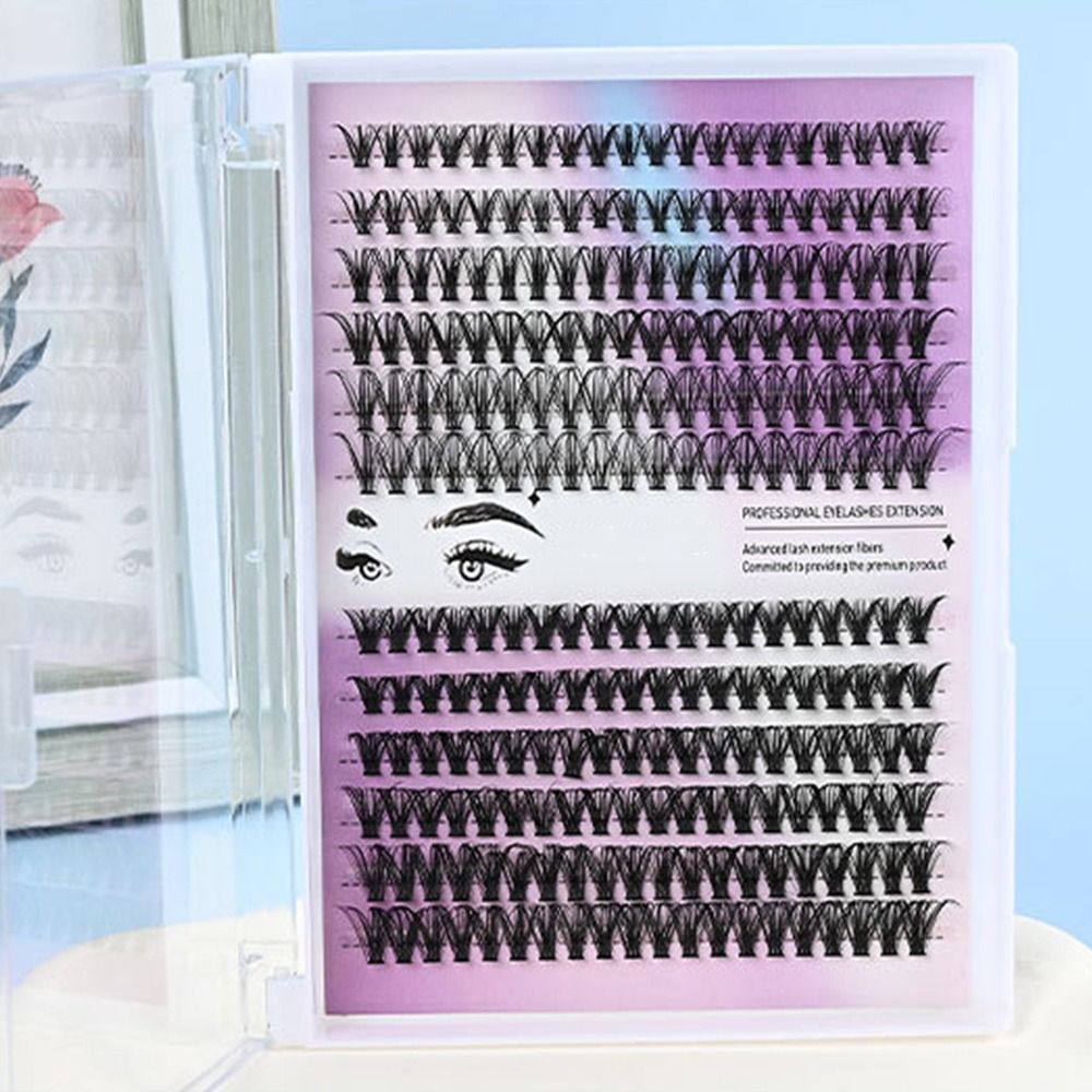 ナチュラルルックつけまつげ ボンド＆シール クラスターデザイ - Eyelash Extension Wispy Look のレビューと価格