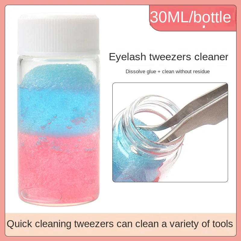 まつげエクステピンセット洗浄用グルーリムーバースポンジボール - Eyelash Extension Glue Remover のレビューと価格