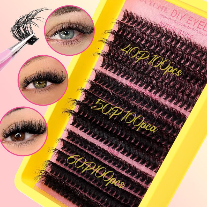 クラスターラッシュキット 個別ラッシュ ボリュームミックスト - Faux Mink Lash のレビューと価格