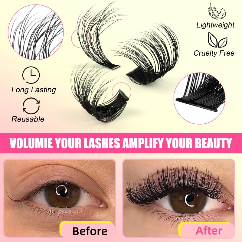 クラスターラッシュキット 個別ラッシュ ボリュームミックスト - Faux Mink Lash のレビューと価格