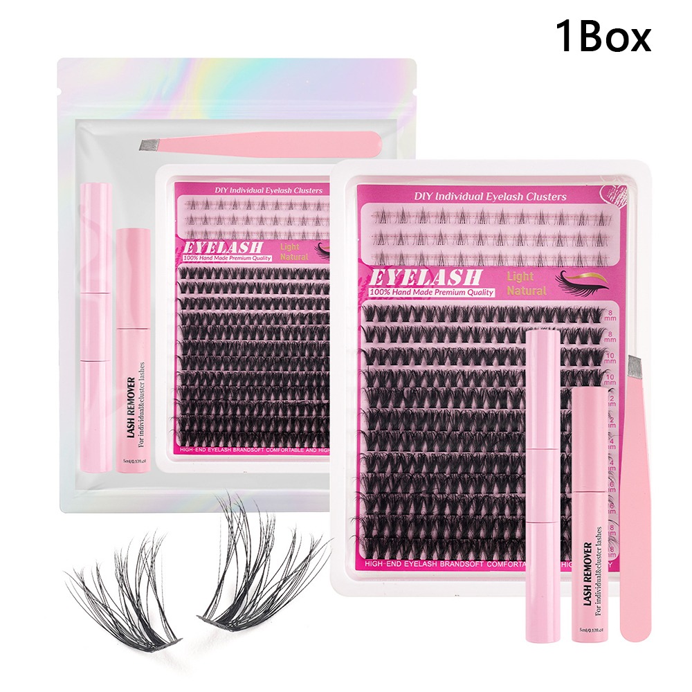 8-18mmの長さのつけまつげ、ナチュラルな見た目、ウィスピ - Eyelash Extension Wispy Look のレビューと価格
