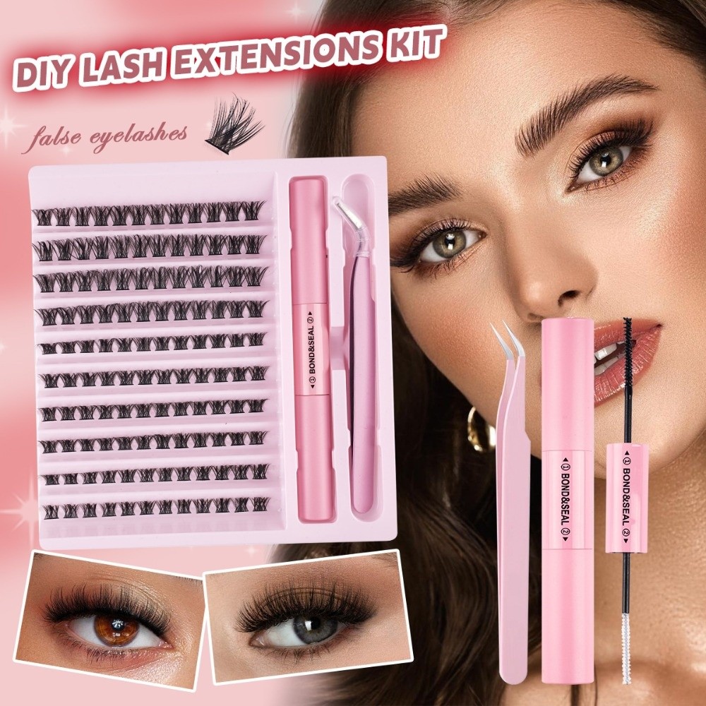 高品質ボンド＆シールつけまつげ ナチュラルルック クラスター - Eyelash Extension Wispy Look のレビューと価格