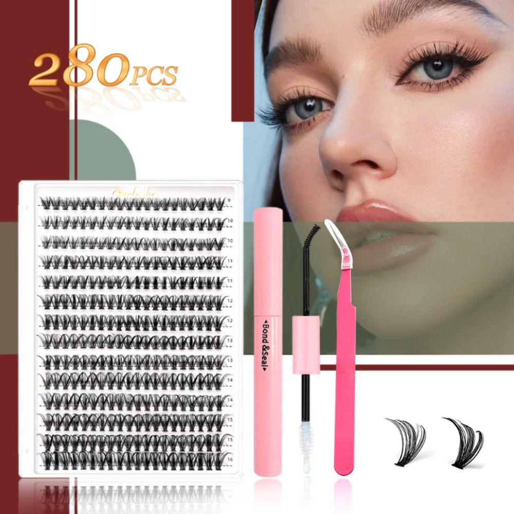 9-16mmの長さのつけまつげ、3Dボリュームナチュラルルッ - Faux Mink Lash のレビューと価格