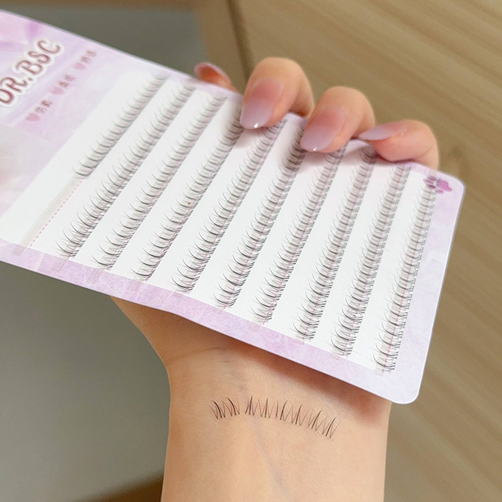 薄いバンドボトムつけまつげ DIY アンダーラッシュエクステ - Eyelash Extension Korea のレビューと価格