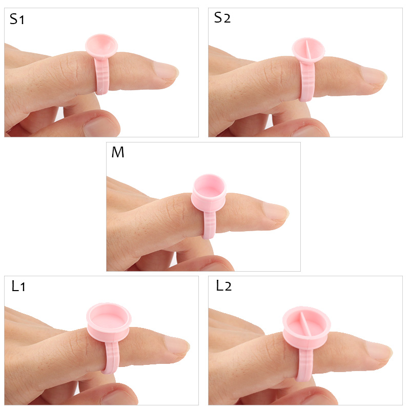 100 個使い捨てグルーリングプラスチックアートメイク顔料ホ - Eyelash Extension Guide のレビューと価格